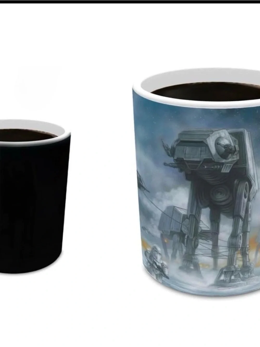 Thomas Kinkade Studios star war color changing mug